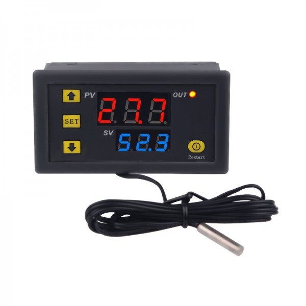 5PCS DC12V Temperature Controller Digital Display Thermostat Module Temperature Control Switch Micro Temperature Control