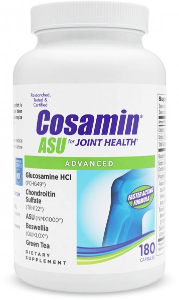 Cosamin ASU Joint Health Supplement - Advanced, Faster Acting Formula, 180 Capsules