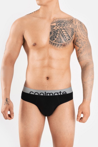 Combo 3 Quần lót Brief vải Cotton Modal đen cạp mới