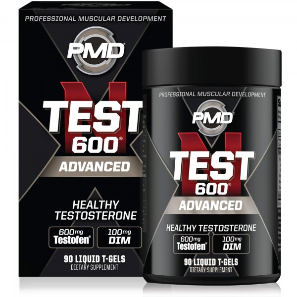 PMD Sports N-Test 600 Advanced Testosterone Booster for Men - Strong and Powerful with Testofen - Training and Bodybuilding - Lean Muscle Growth an...