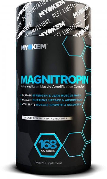 Magnitropin Hardcore Lean Muscle Builder and Natural Anabolic Accelerator | Clinically Formulated Bodybuilding Supplement to Increase Lean Mass Gro...