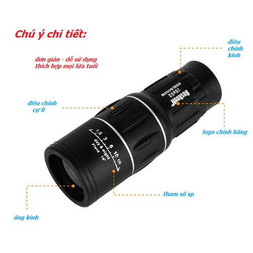 Ống nhòm bushnell 16x52 cao cấp