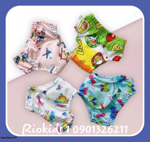 Combo 03 quần bỏ bỉm vải riokids siêu cao cấp dành cho bé