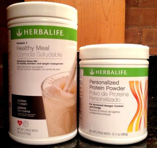 Herbalife Formula1 Nutritional Shake + Personalized Protein Powder (Piña Colada)