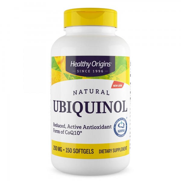 Healthy Origins Ubiquinol Soy Free/Non-GMO Gels, 200 Mg, 150 Count