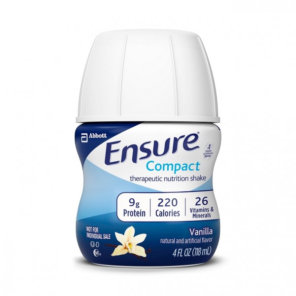 Ensure Compact Nutrition Shake, Vanilla, 4 ounces, 16 count