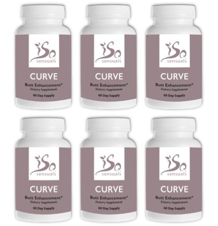 IsoSensuals Curve | Butt Enhancement Pills (6 Bottles)