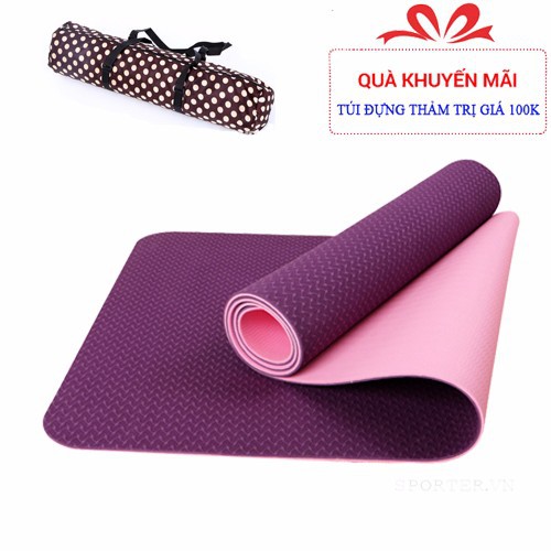 Thảm tập yoga đài loan tpe 8mm