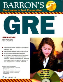 Combo Barron's Gre 17th Edition (Sách Kèm CD)