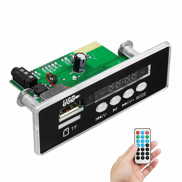 9V-12V MP3 WMA WAV APE USB bluetooth Lossless Audio Decoder Board Support bluetooth / Hands-free Calls With Headset Outp