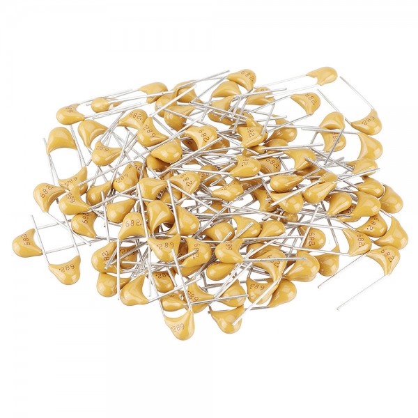 100pcs 6.8nF 5.08MM 682 50V Multilayer Monolithic Ceramic Capacitor