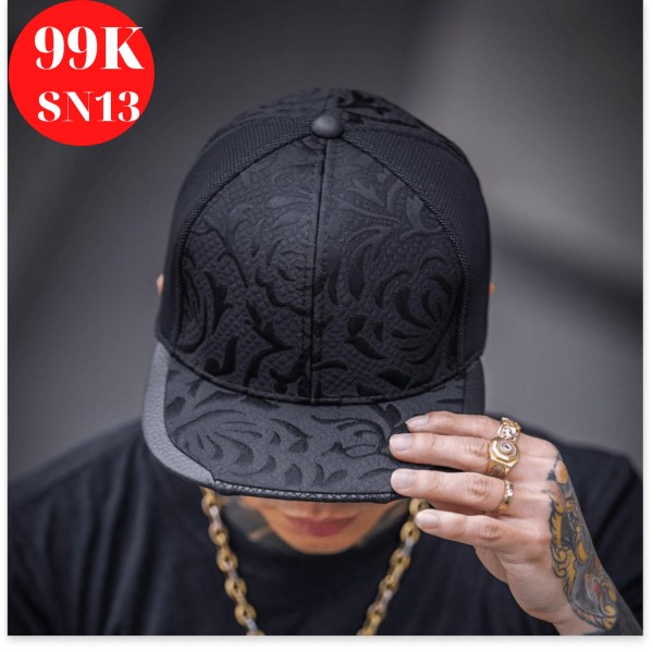 [HCM]Nón Sơn Snapback Hoa Văn - Nón Hiphop Nón Sơn - Nón Snapback Nón Sơn - Mũ snapback hiphop nam nữ NÓN SƠN chính hãng