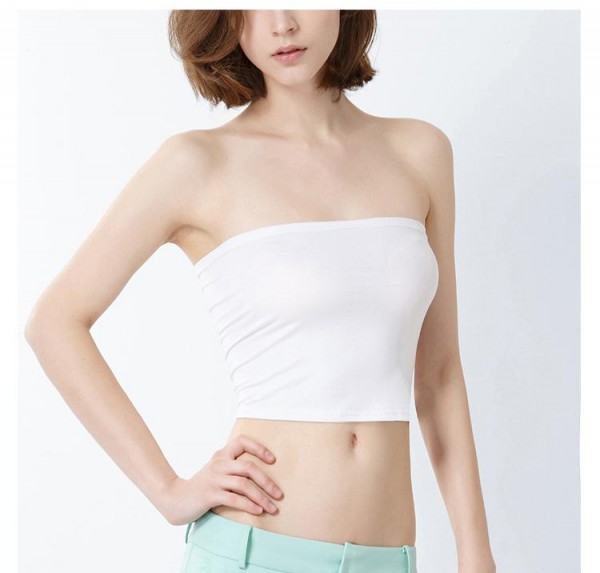 Áo Quây Ngực Tube Top Không Dây Trơn Mặc Lót Áo Croptop JD00 - Áo ống quây ngực JD00