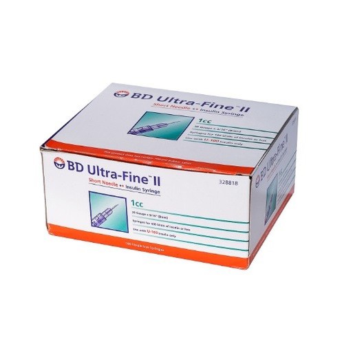 [HCM]Bơm kim tiêm tiểu đường Insuline BD 1cc x 30G hộp 100 cây hàng USA