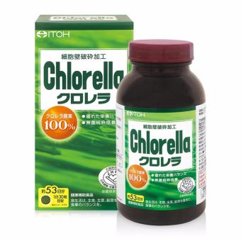 Thực phẩm chức năng ngăn bệnh tim mạch mỡ máu tảo Chlorella Itoh 1600 viên Số 1 Nhật Bản - Hàng chính hãng
