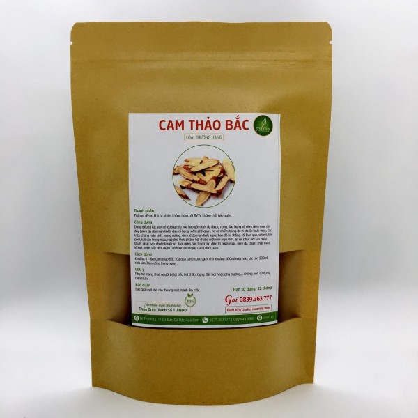 Cam Thảo Bắc sấy khô 100gram loại thượng hạng - JD111 - Jindo