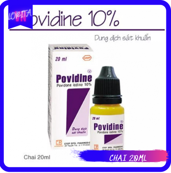 [HCM]Dung dịch sát khuẩn Povidine 10% 20ml